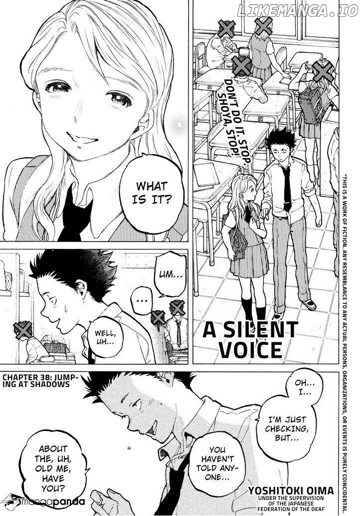 A Silent Voice, Chapter 38 image 01